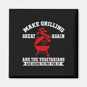 Make Grilling Great Again Usa Trump Bbq Byrbecue S Magnet