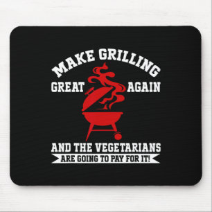 Make Grilling Great Again Usa Trump Bbq Rbecue Smo Mouse Pad