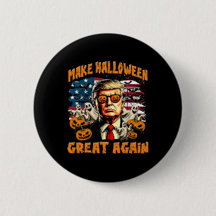 Make Halloween Great Again Donald Trump Spooky Sea 6 Cm Round Badge