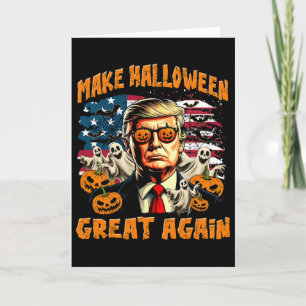Make Halloween Great Again Donald Trump Spooky Sea Card
