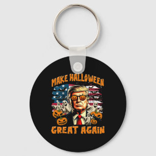 Make Halloween Great Again Donald Trump Spooky Sea Key Ring
