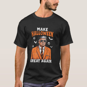 Make Halloween Great Again Donald Trump Spooky Sea T-Shirt