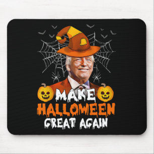 Make Halloween Great Again Funny Trump Jack O Lant Mouse Pad