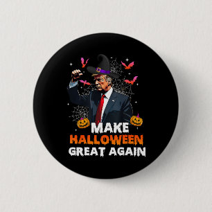 Make Halloween Great Again Funny Trump Spooky Seas 6 Cm Round Badge