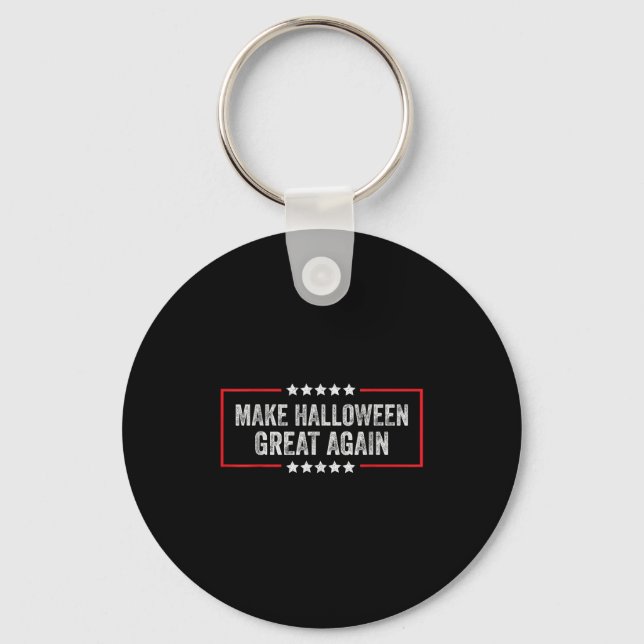 Make Halloween Great Again  Key Ring (Front)
