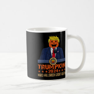 Make Halloween Great Again Trump 2024 Trumpkin Men Coffee Mug