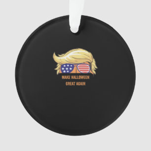 Make Halloween Great Again - Trumpkin Design Ornament