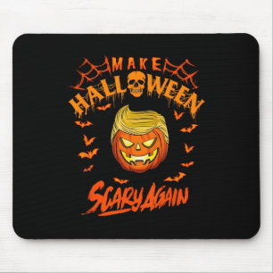 Make Halloween Scary Again Funny Trump  Mouse Pad