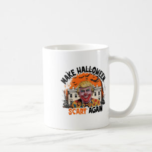 Make Halloween Scary Again Trump Clown Funny Spook Coffee Mug