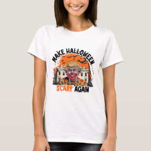 Make Halloween Scary Again Trump Clown Funny Spook T-Shirt
