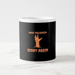 Make Halloween Scary Again Zombie Classic Trumpkin Large Coffee Mug