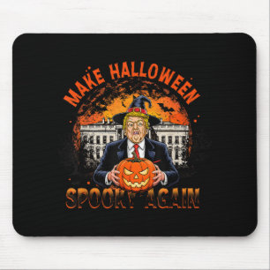 Make Halloween Spooky Again Funny Trump Halloween Mouse Pad