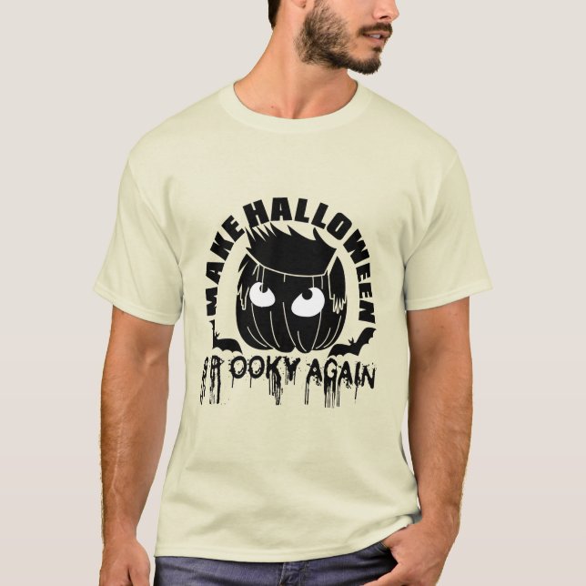 Make Halloween Spooky Again T SHIRT DESIGN (Front)