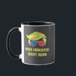 Make Hanukkah Great Again Trump Jewish  Mug<br><div class="desc">jewish hanukkah,  hanukkah,  Trump election,  Trump won,  inauguration day,  conservative jewish,  political humour,  Trump presidency,  MAGA Christmas,  election victory 2024.</div>