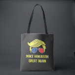 Make Hanukkah Great Again Trump Jewish  Tote Bag<br><div class="desc">jewish hanukkah,  hanukkah,  Trump election,  Trump won,  inauguration day,  conservative jewish,  political humour,  Trump presidency,  MAGA Christmas,  election victory 2024.</div>