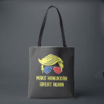 Make Hanukkah Great Again Trump Jewish Tote Bag<br><div class="desc">jewish hanukkah, hanukkah, Trump election, Trump won, inauguration day, conservative jewish, political humour, Trump presidency, MAGA Christmas, election victory 2024.</div>