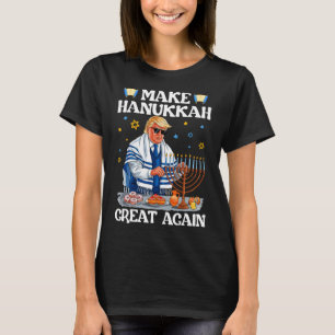 Make Hanukkah Great Again Trump Jewish Ugly Chanuk T-Shirt