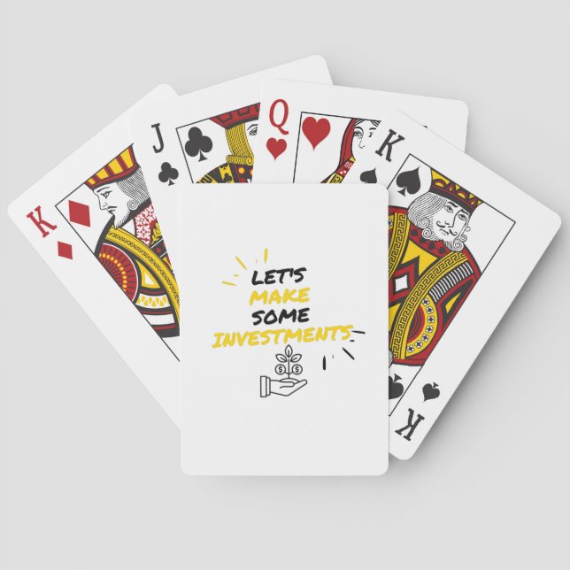 make investments playing cards (Back)