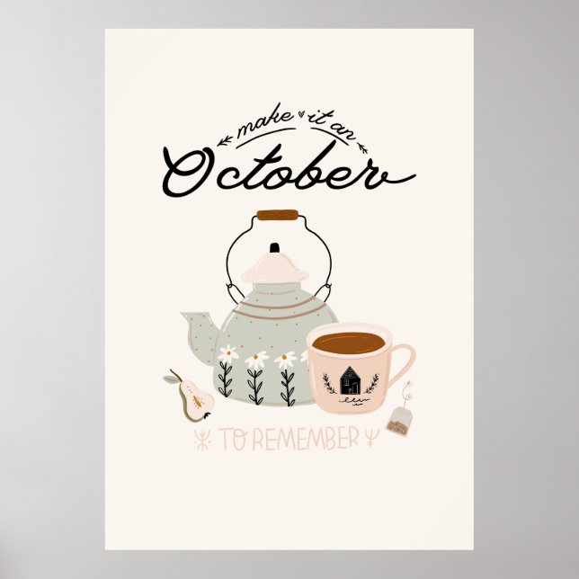 Make It An October To Remember Poster (Front)
