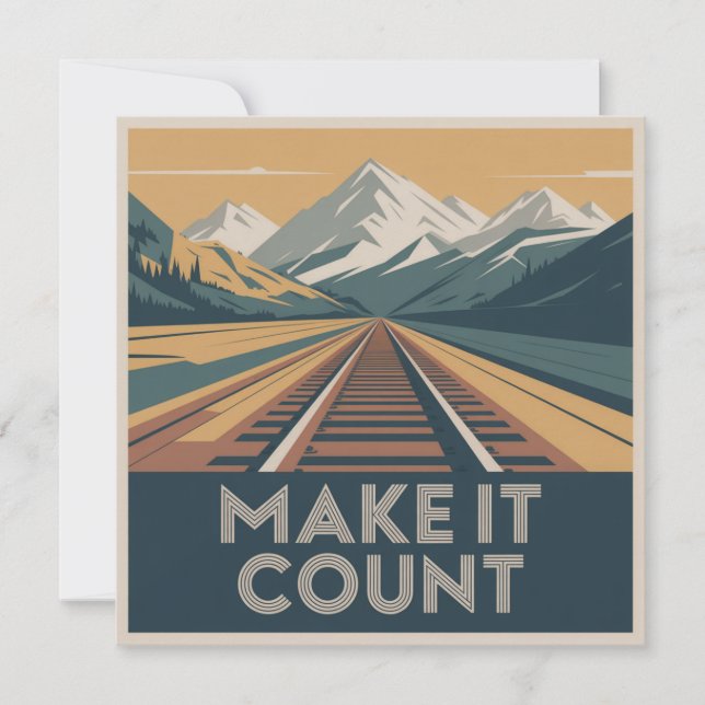 Make It Count Invitation (Front)