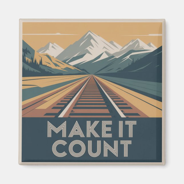 Make It Count Magnet (Front)
