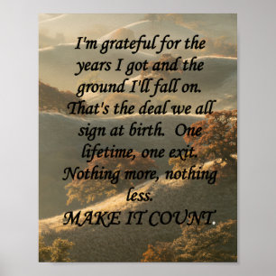Make It Count Poster