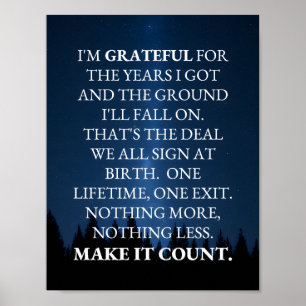 Make It Count! Poster