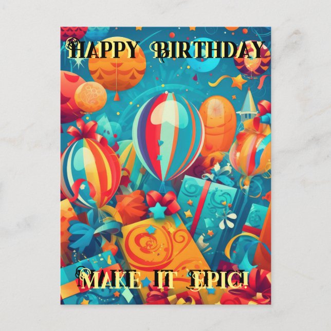 Make it Epic! Postcard (Front)