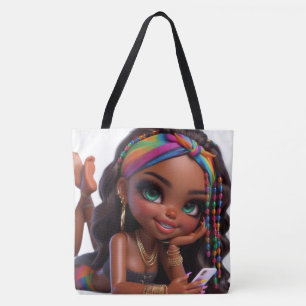 Make It Happen CHIBI DOLL Tote Bag