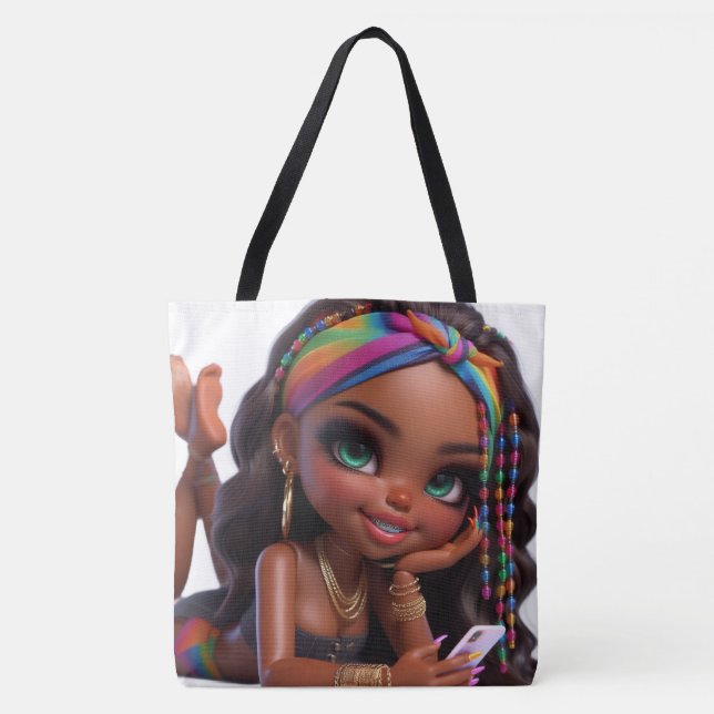 Make It Happen CHIBI DOLL  Tote Bag (Front)