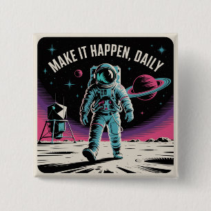 Make It Happen, Daily 15 Cm Square Badge