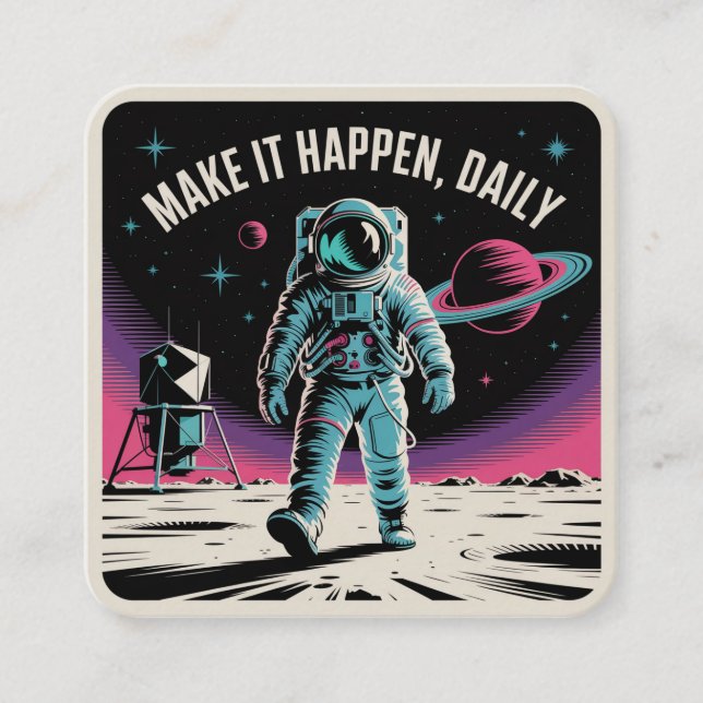 Make It Happen, Daily Enclosure Card (Front)