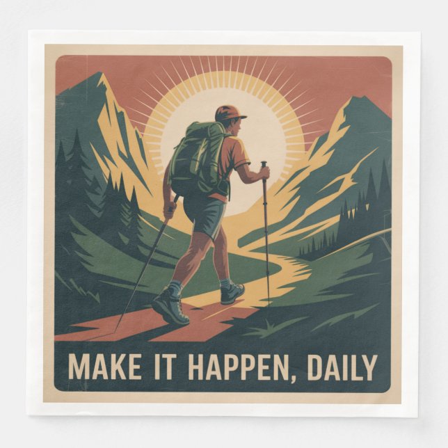 Make It Happen, Daily Napkin (Front)