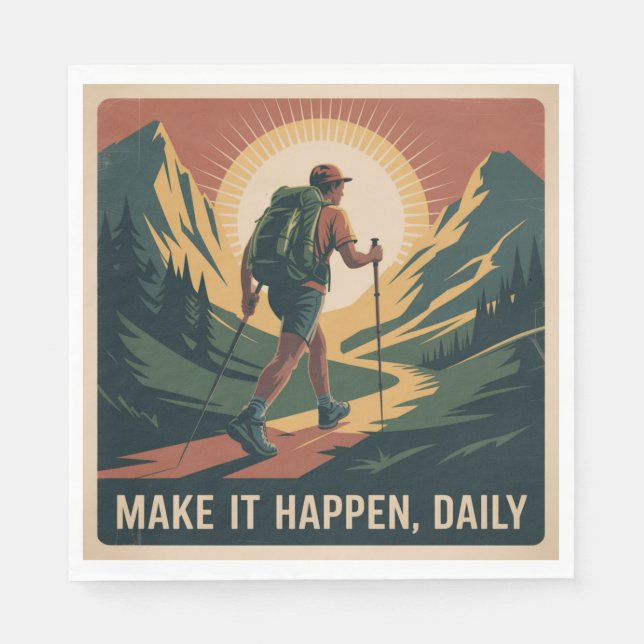 Make It Happen, Daily Napkin (Front)