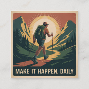 Make It Happen, Daily Square Business Card