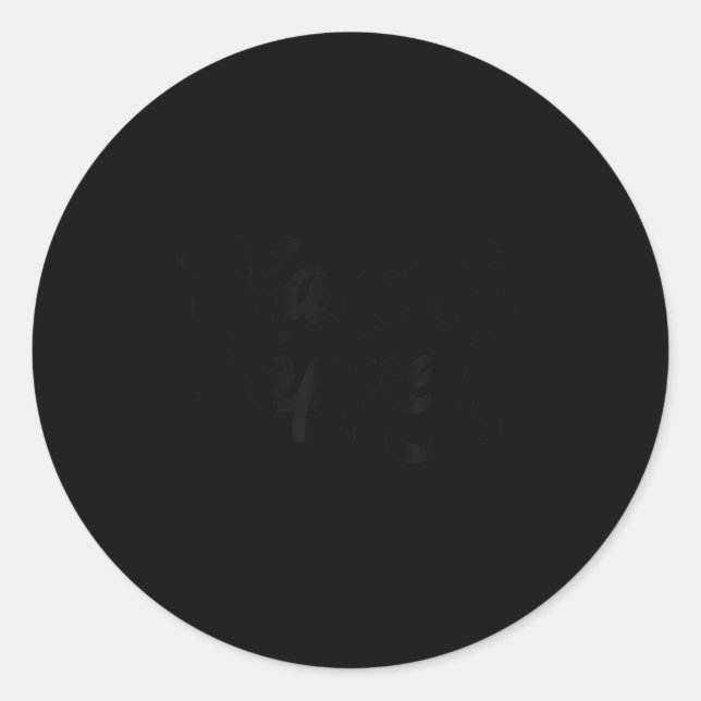 Make It Happen Insrational Motivational And Manife Classic Round Sticker (Front)