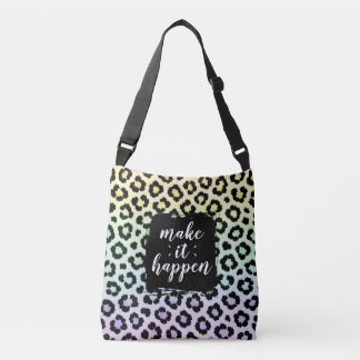 Make It Happen Pastel Leopard Print Tote