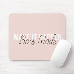 Make It Happen Personalised Mouse Pad – Feminine C