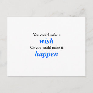 Make It Happen Postcard