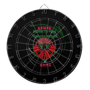 Make It Kenyan Lovely Colours Dart Board