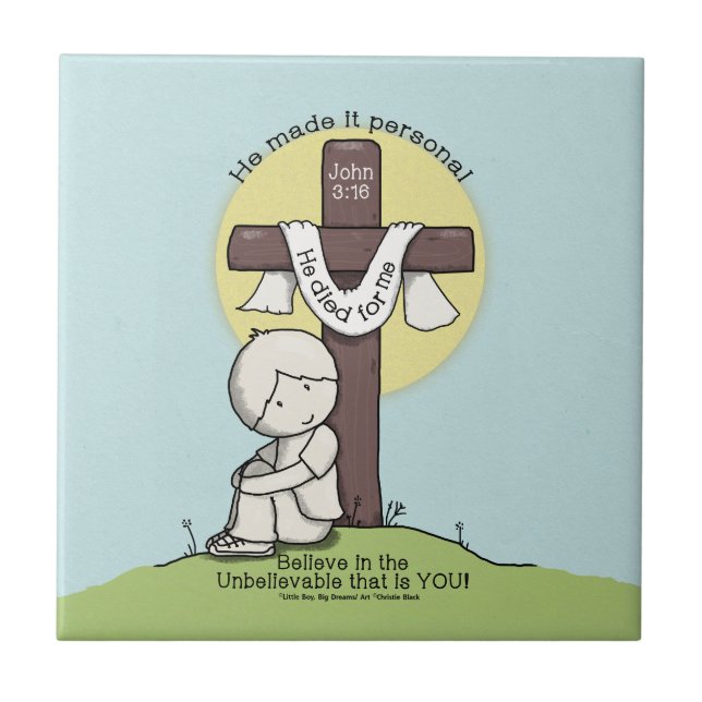 Make it Personal Ceramic Tile (Front)