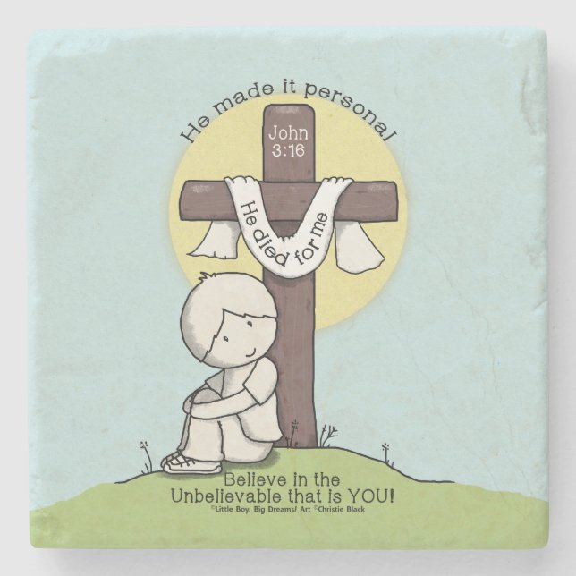 Make it Personal Stone Coaster (Front)