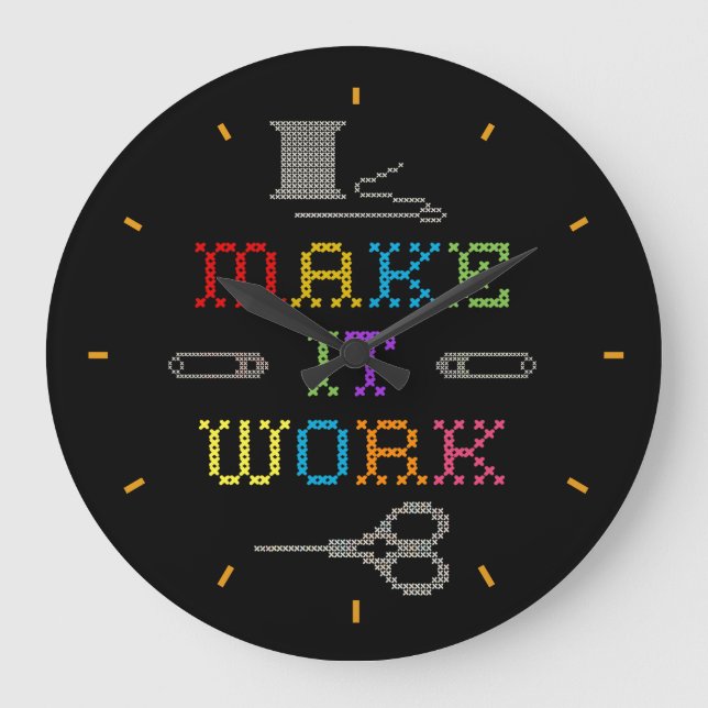 Make It Work Clock (Front)
