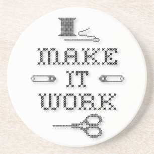 Make It Work Fashion Coaster