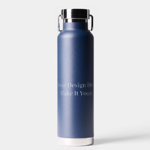 Make It Your Own Custom Stemless Wine Tumbler Navy Water Bottle