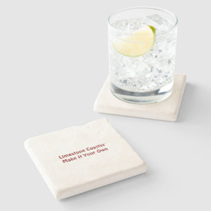 Make It Your Own Lime Stone Coaster