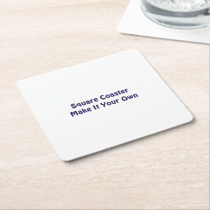 Make It Your Own Square Paper Coaster