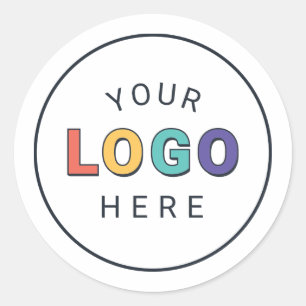 Make It Yours Custom Logo Classic Round Sticker