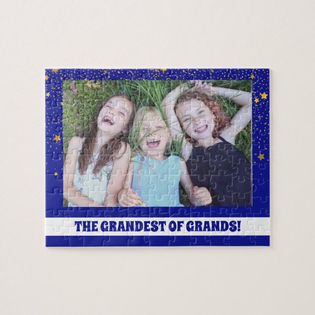 Make it yours! Fun GRANDCHILD Photo Gift Puzzle (Horizontal)