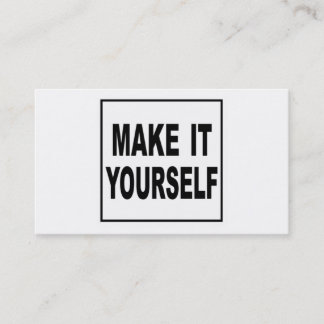 Make It Yourself Custom Classic Business Cards